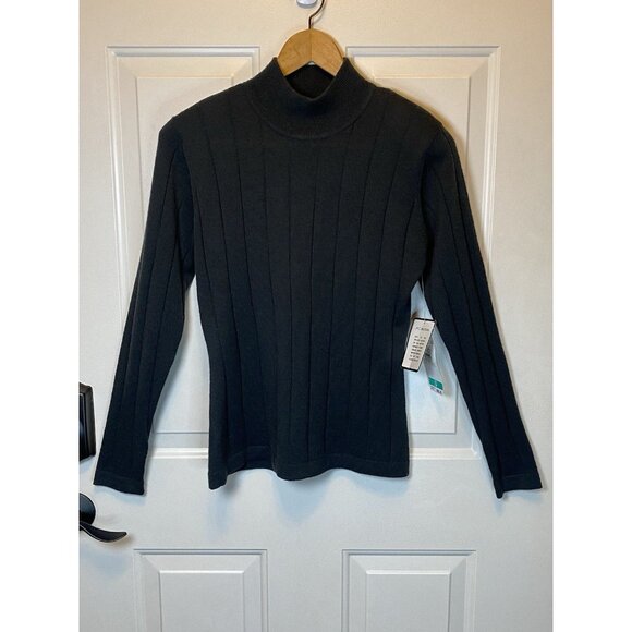 VTG JH Collectibles 100% Wool Sweater Mock Turtleneck NWT Cyprus Hong Kong - Picture 7 of 16
